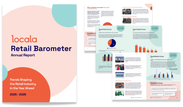 Presentation of several pages of the report with quantitative data (graphs and tables)