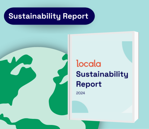 Cover of the sustainability report 2024