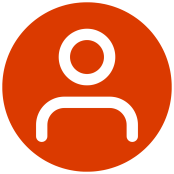 person in a circle