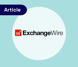 Logo of Exchange Wire + mention of "article"