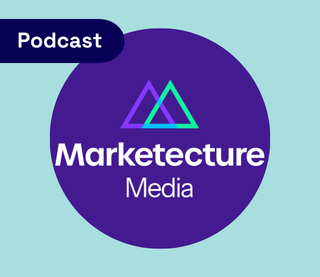 Logo of Maketecture medi + pill saying podcast